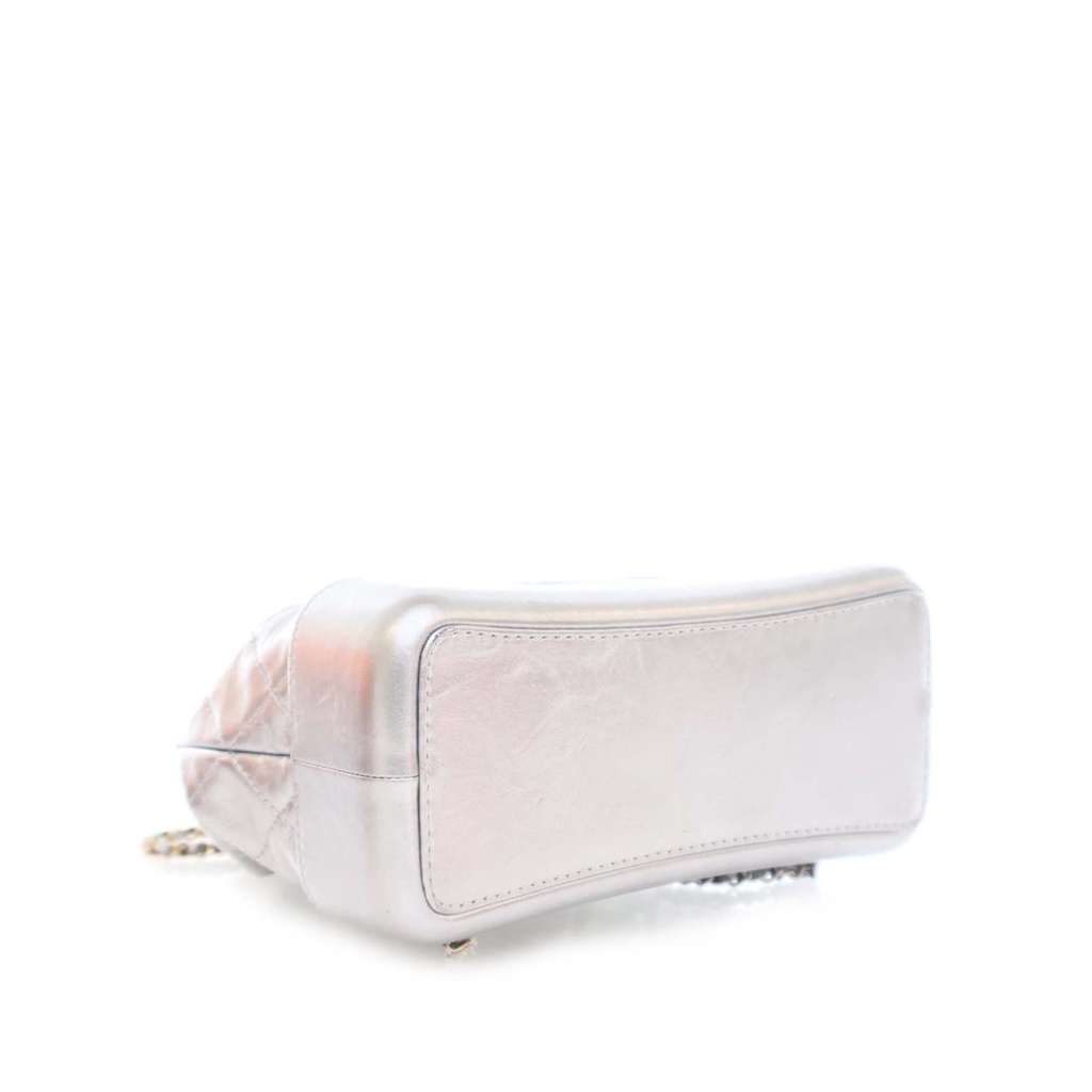 Chanel Crumpled Metallic Calfskin Gabrielle Backpack - Detail 1