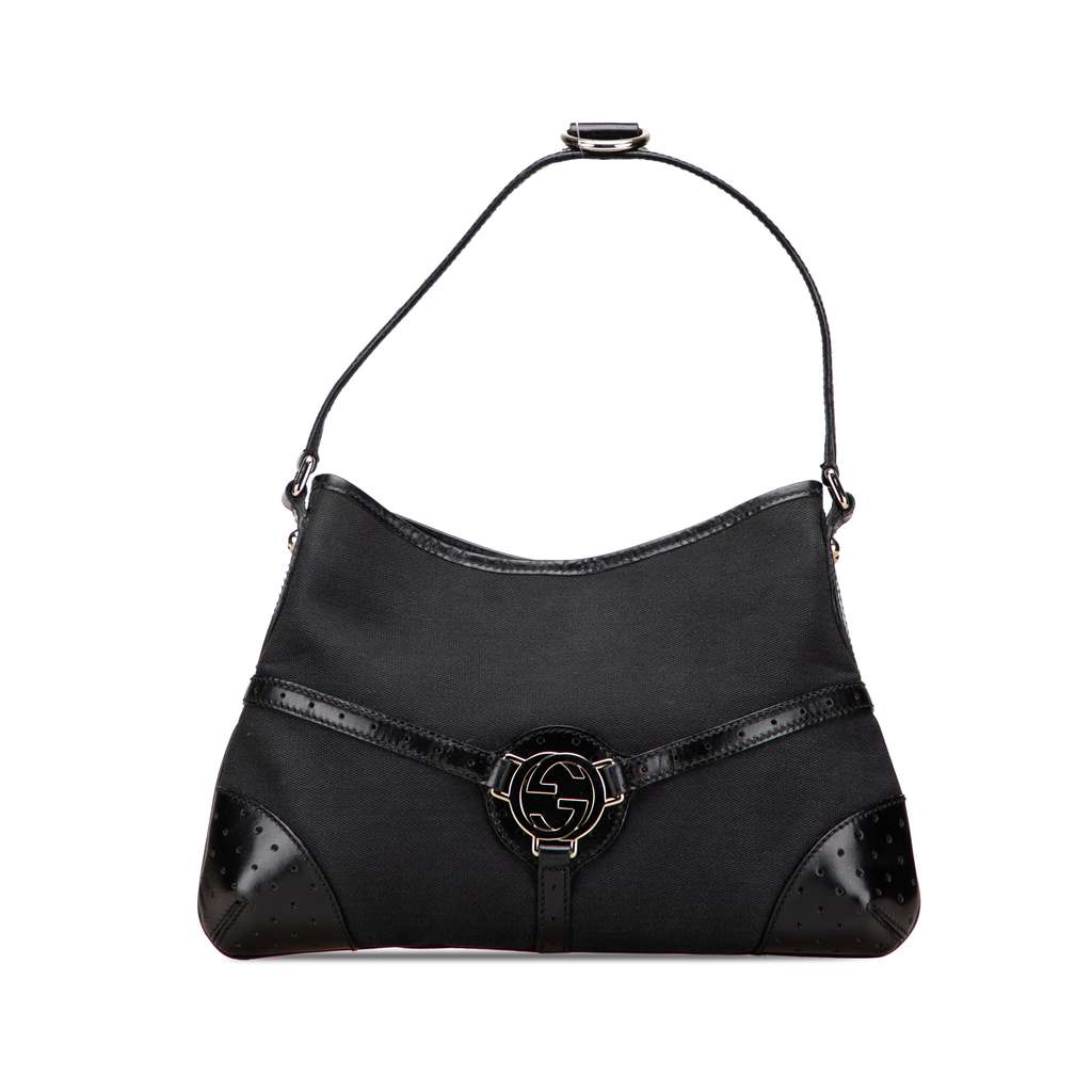 Gucci Canvas Reins Hobo