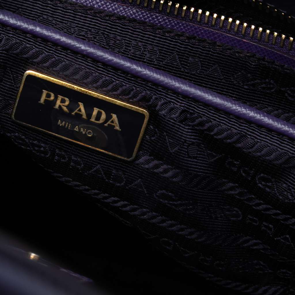 Prada Saffiano Lux Satchel - Side view