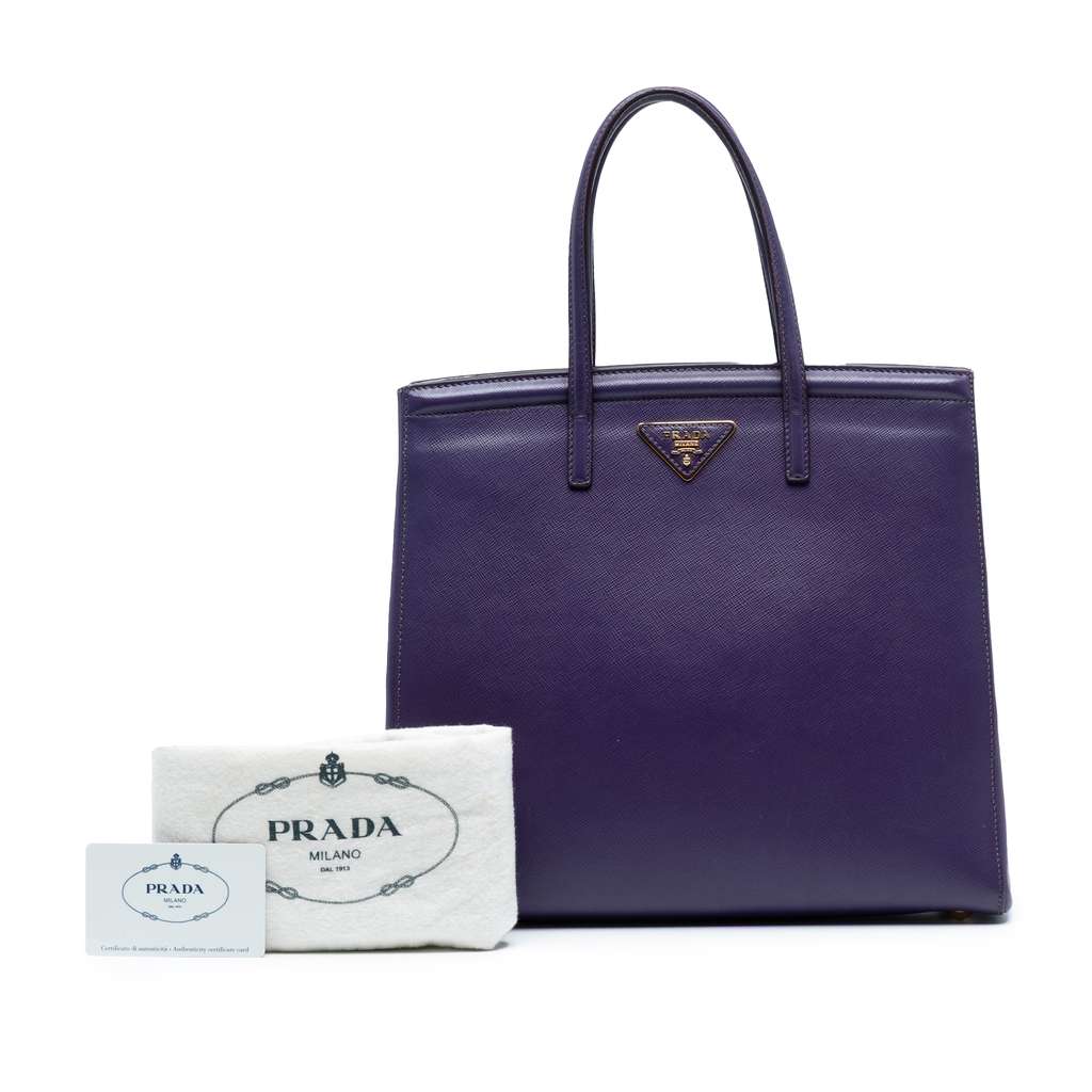Prada Saffiano Lux Satchel - Detail 2