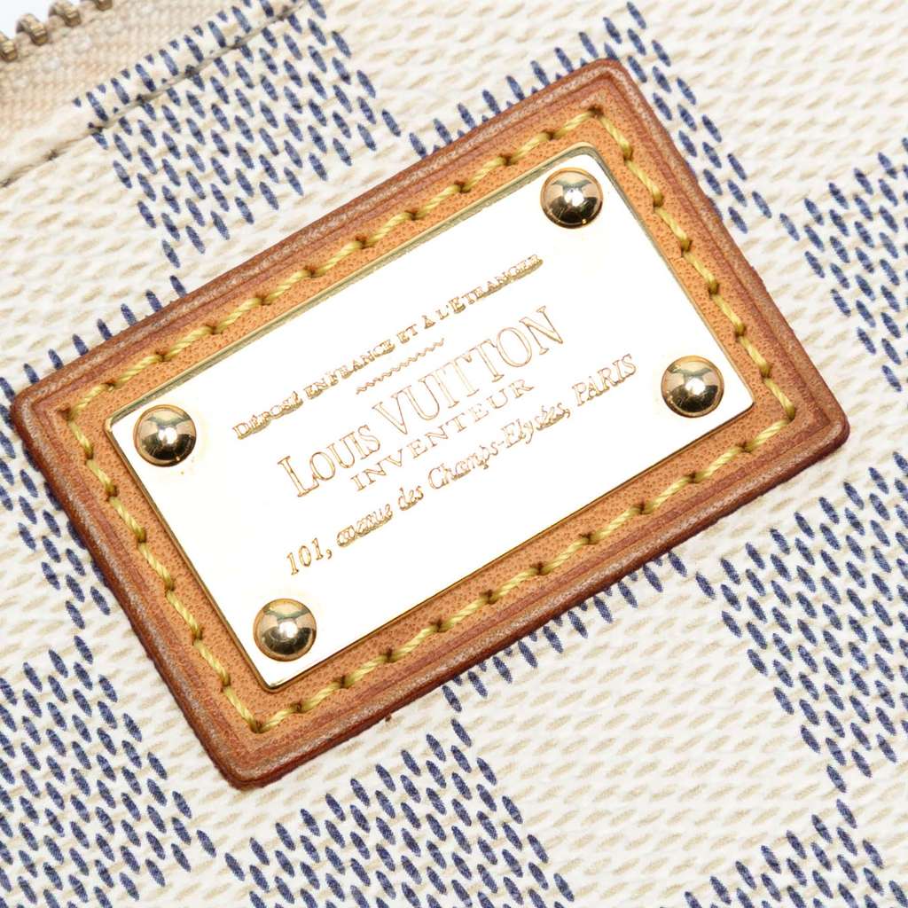 Louis Vuitton Damier Azur Pochette Milla MM - Side view