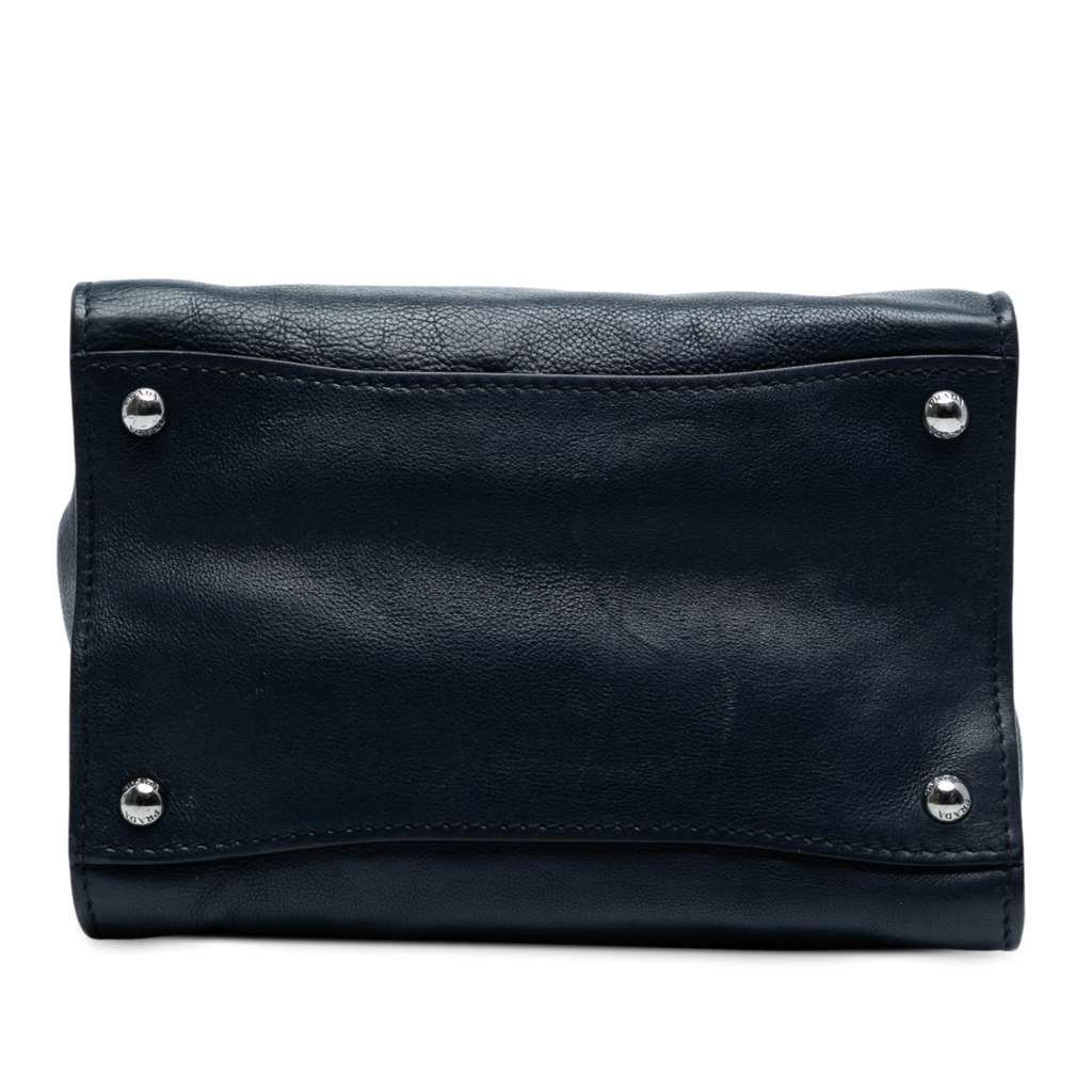 Prada Small Glace Calf Twin Pocket Satchel - Image 6