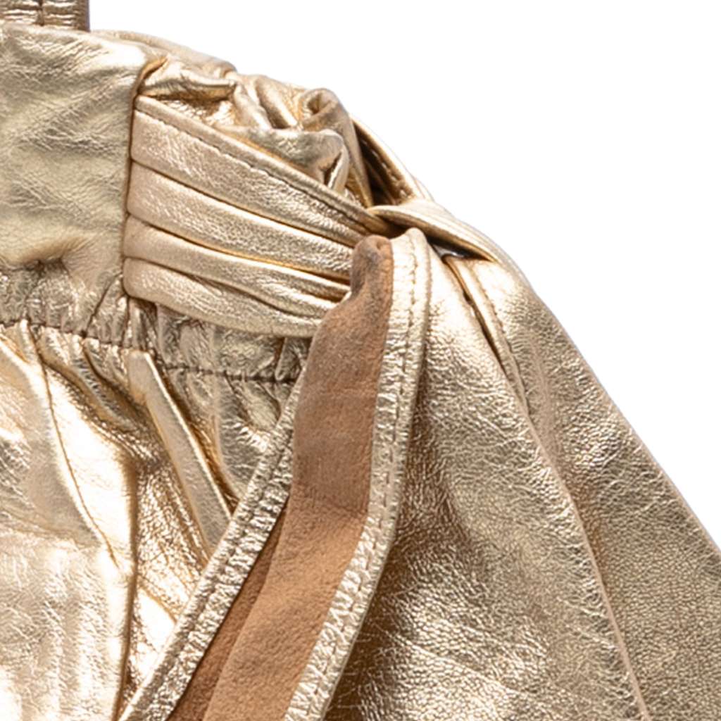 Prada Metallic Nappa Antique Bow Satchel - Detail 1