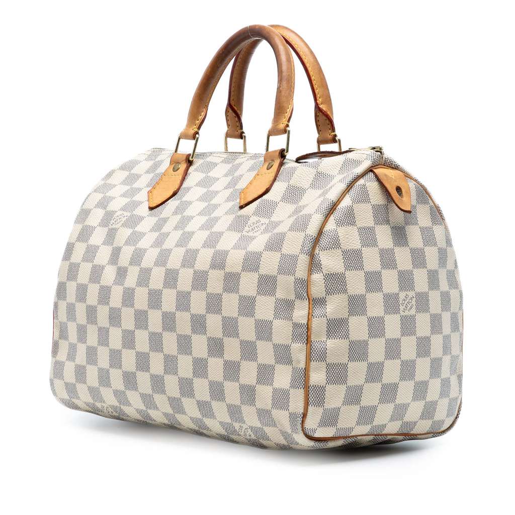 Louis Vuitton Damier Azur Speedy 30 - Back view