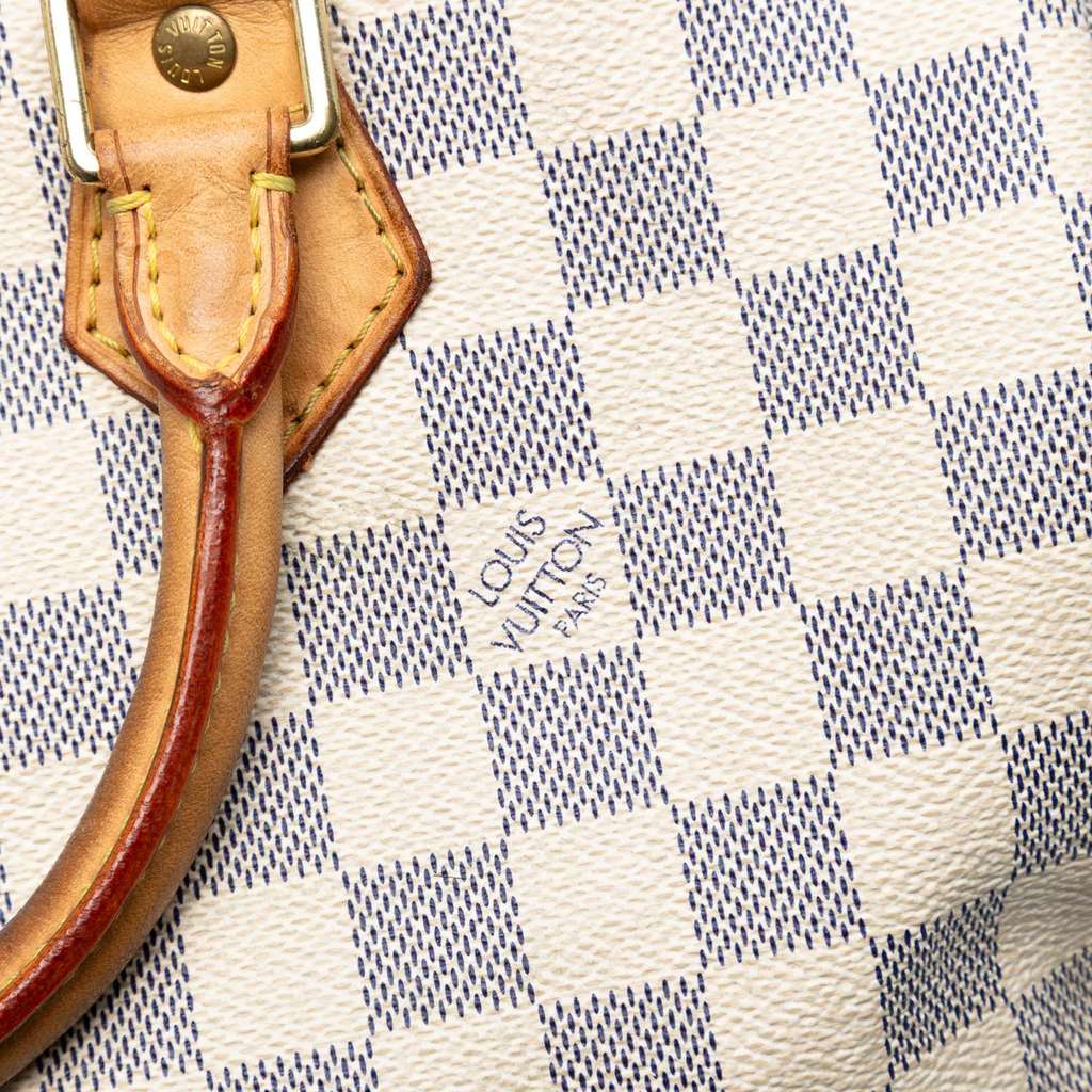 Louis Vuitton Damier Azur Speedy 30 - Side view