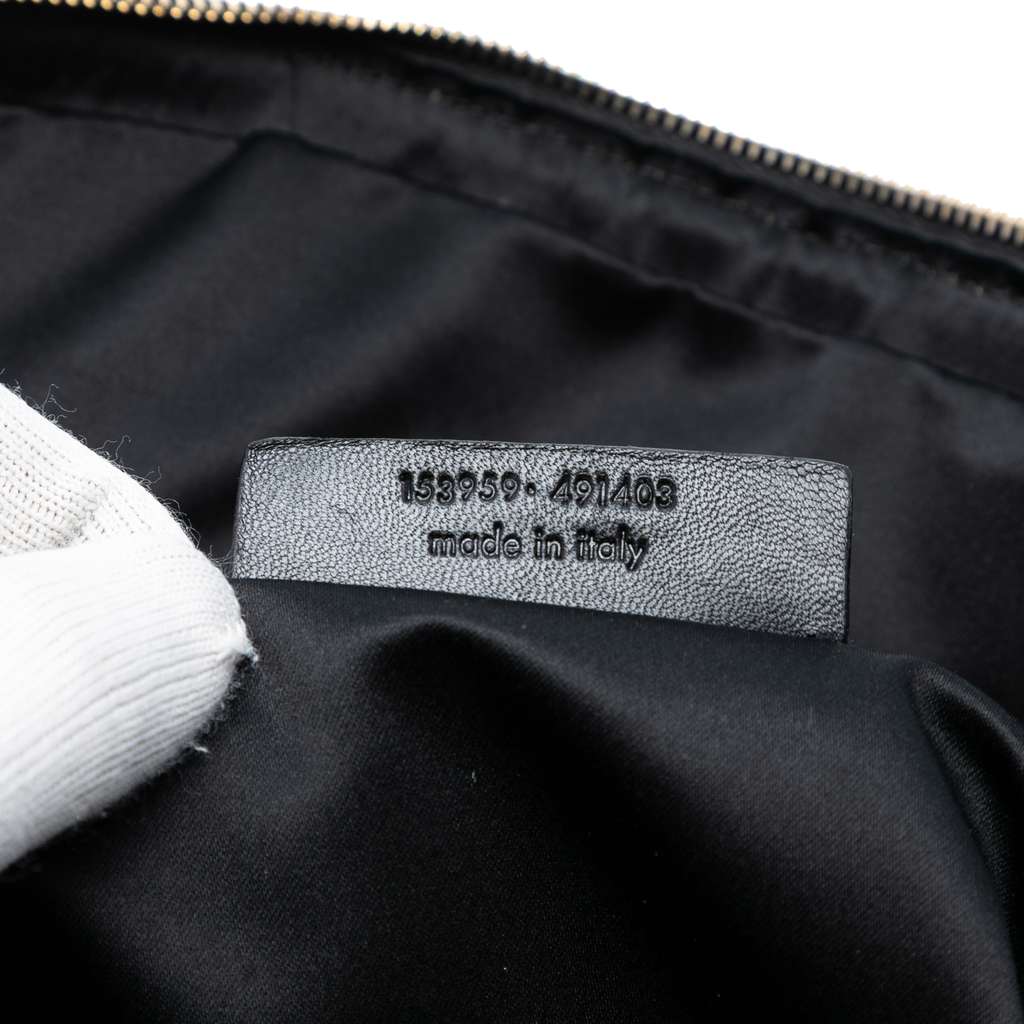 Saint Laurent Oversized Wool Patchwork Muse Handbag - Detail 1