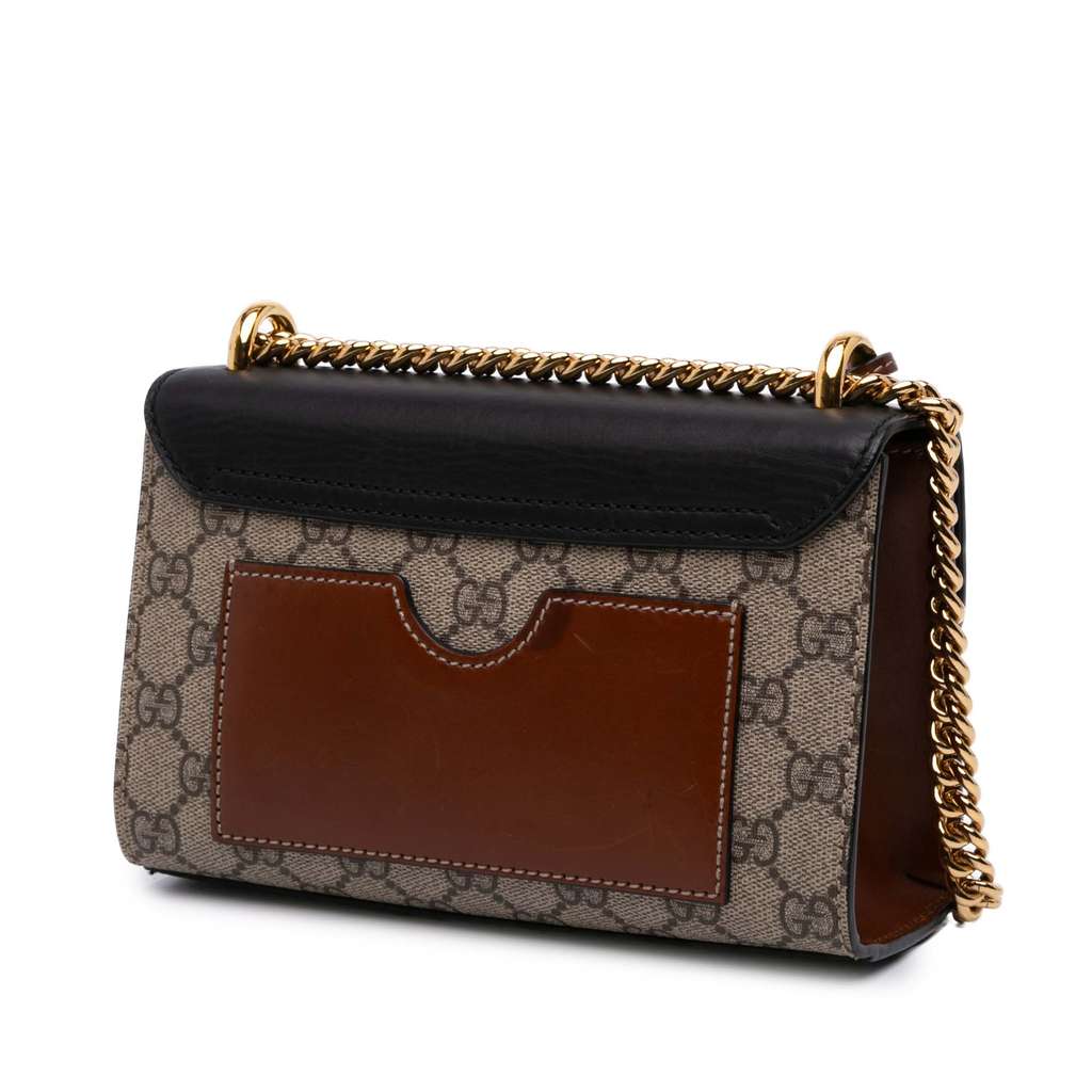 Gucci Small GG Supreme Padlock Crossbody - Back view