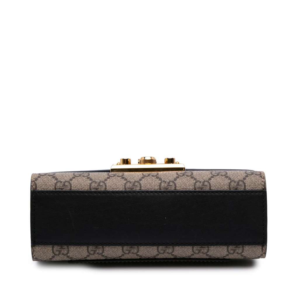 Gucci Small GG Supreme Padlock Crossbody - Image 6