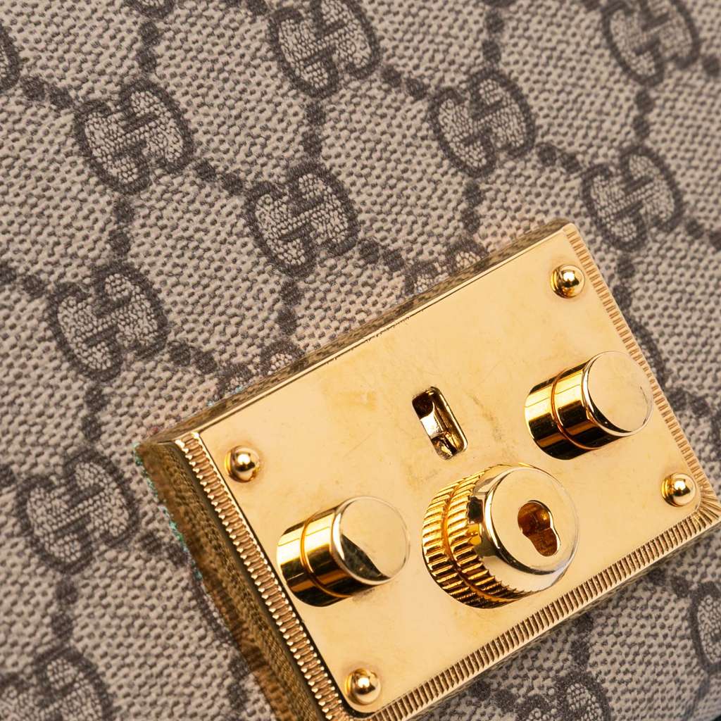 Gucci Small GG Supreme Padlock Crossbody - Image 10