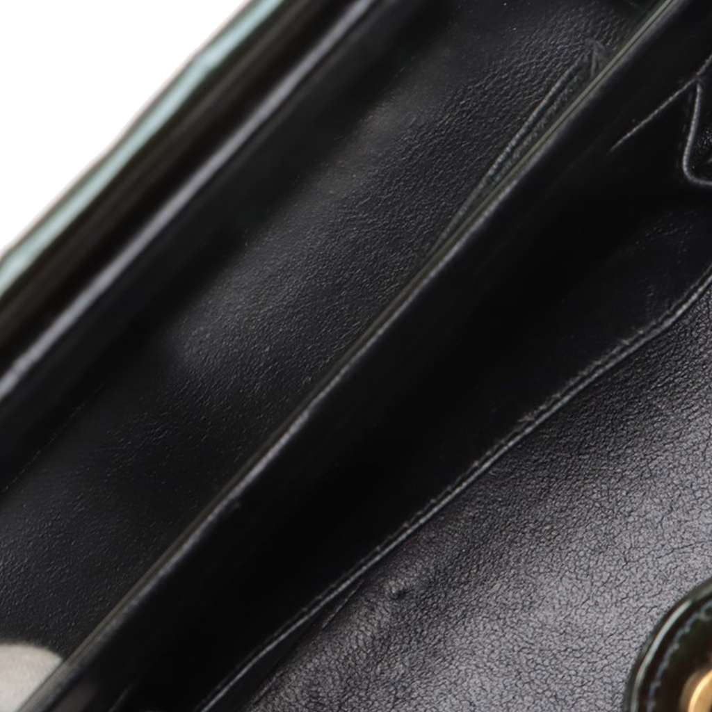 Chanel Quilted Patent Vanity Box - Side view