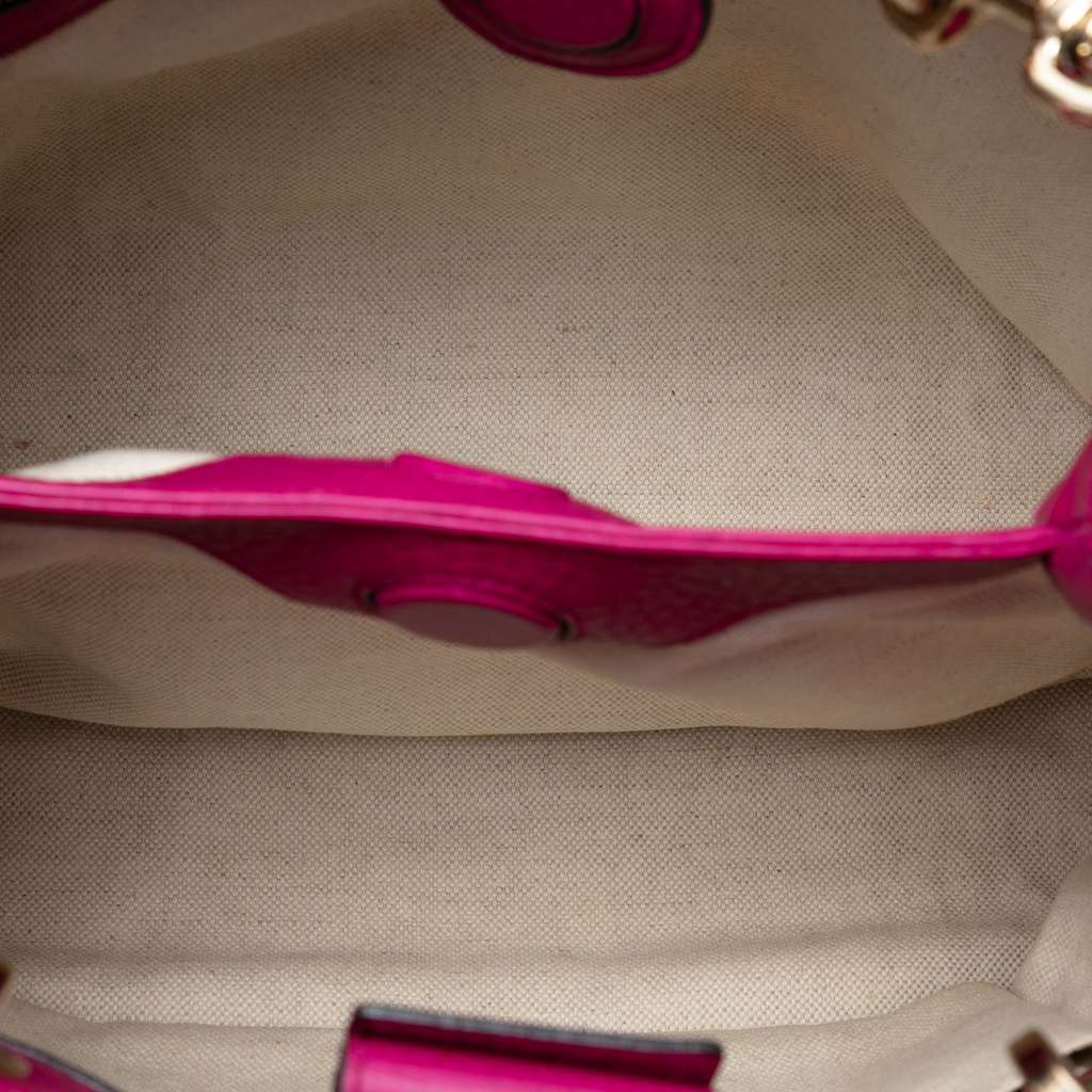 Gucci Small Calfskin Bamboo Shopper Satchel - 4