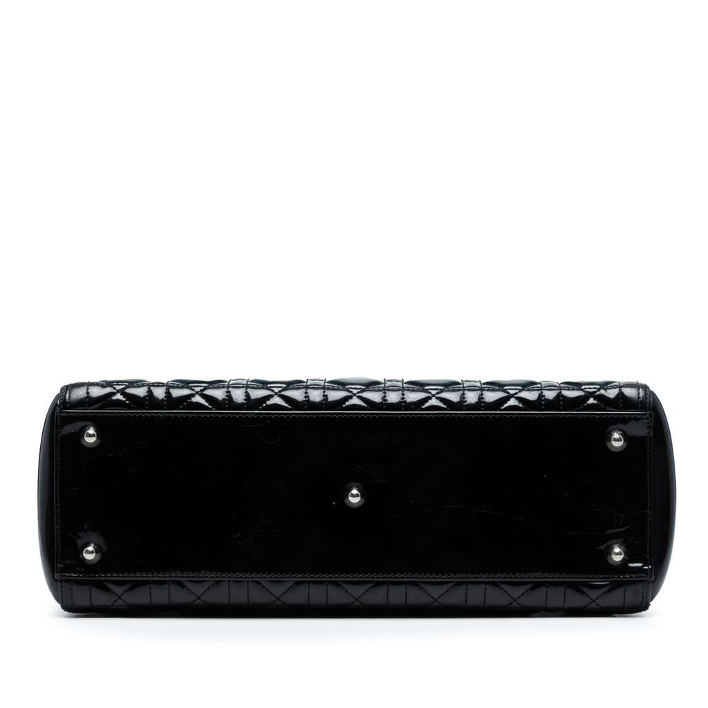 Dior Large Patent Cannage Lady Dior - Image 6