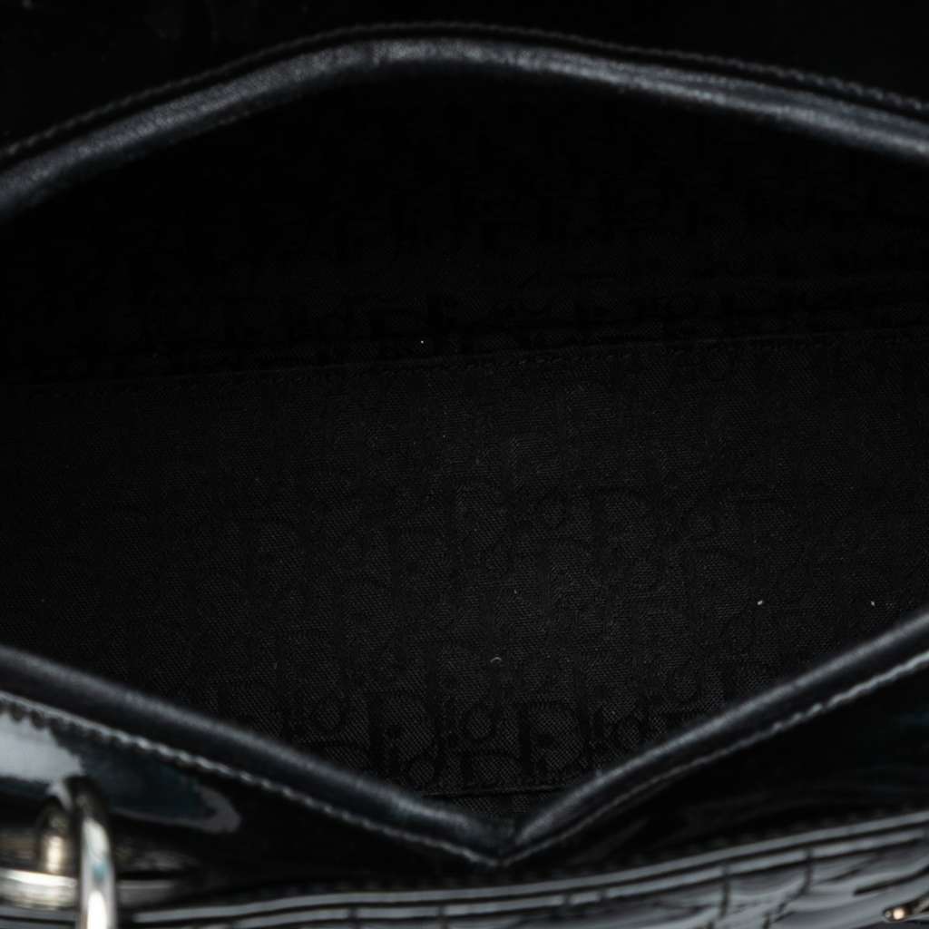 Dior Large Patent Cannage Lady Dior - 4