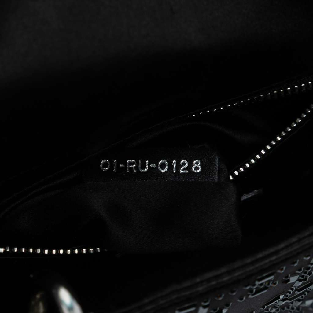 Dior Mini Satin Cannage Strass Crystal Embellished Lady Dior - Detail 1