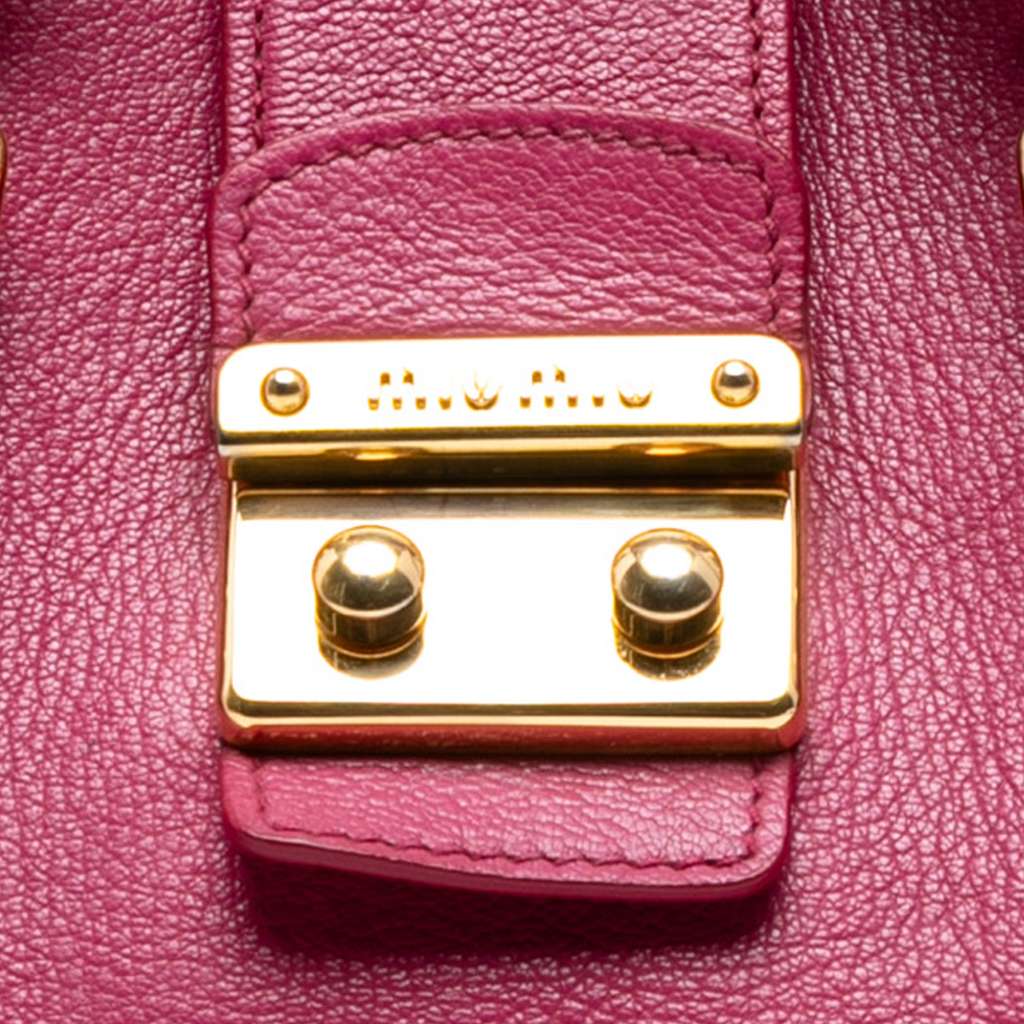 Miu Miu Goatskin Madras Satchel - Detail 1