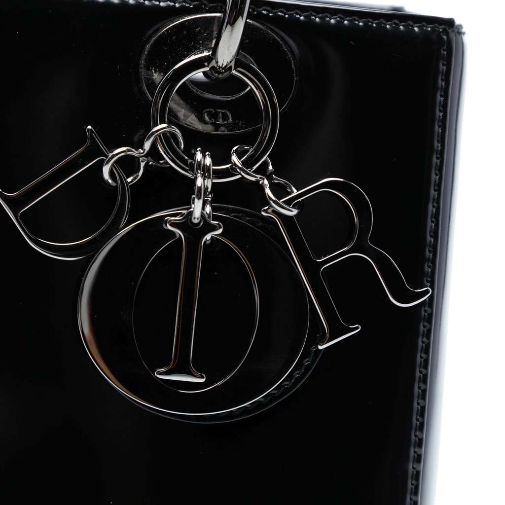Dior Medium Patent Lady Dior - Side view