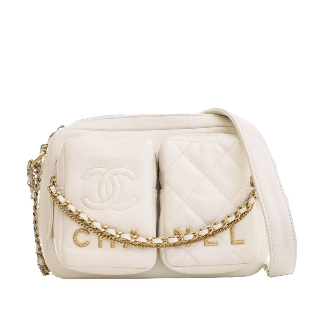 Chanel Small Quilted Calfskin Camera Case