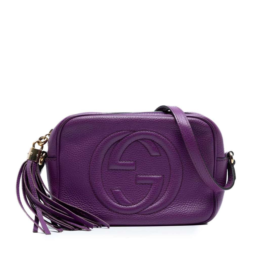 Gucci Metallic Leather Soho Disco Crossbody