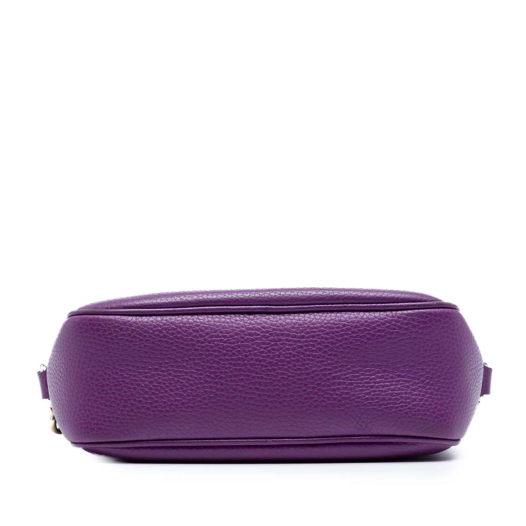 Gucci Metallic Leather Soho Disco Crossbody - Image 6