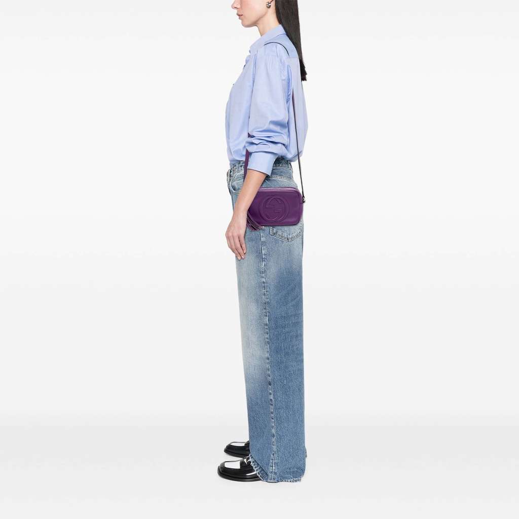 Gucci Metallic Leather Soho Disco Crossbody - Detail 2