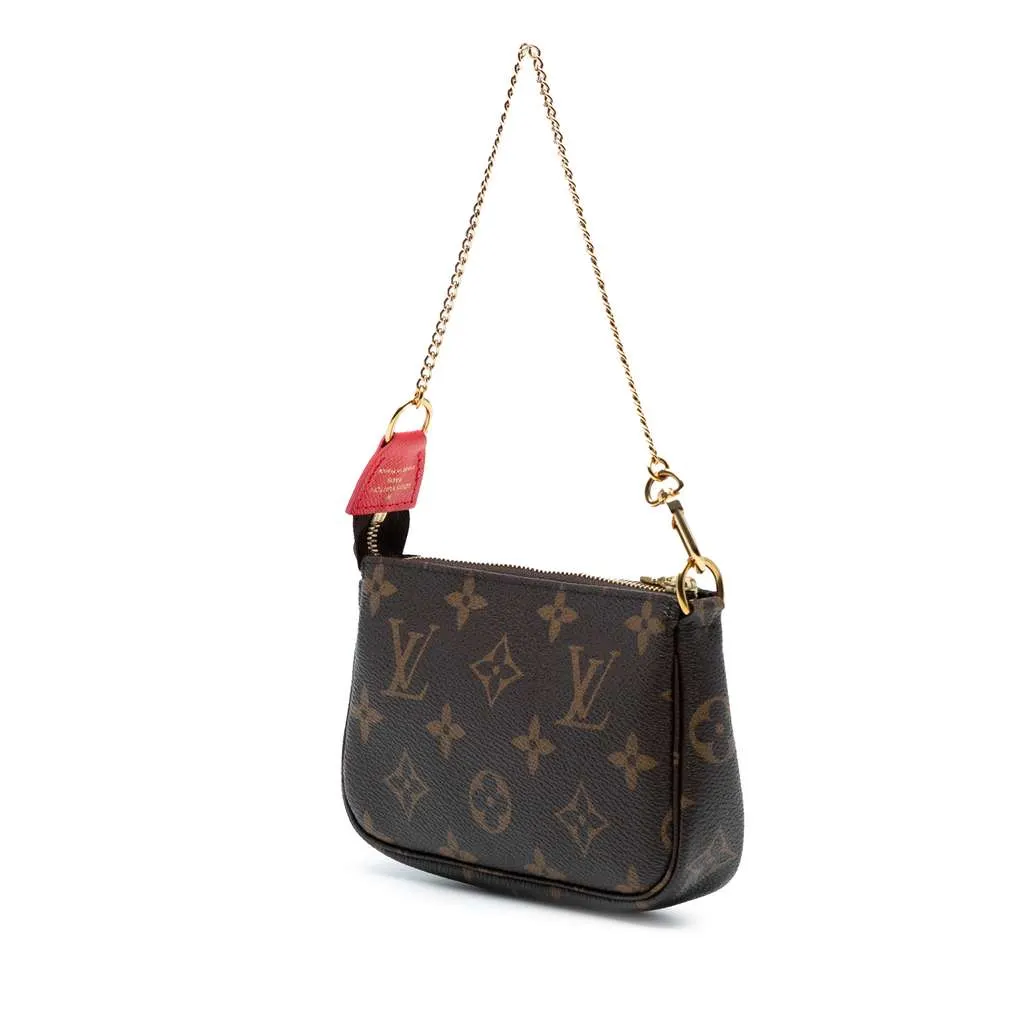 Louis Vuitton Monogram Vivienne in London Mini Pochette Accessoires Brown Good - Back View