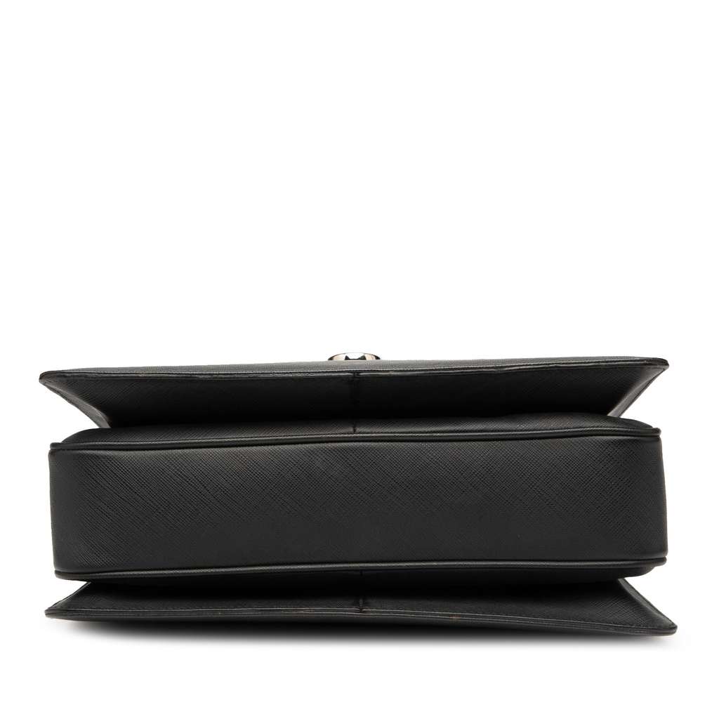 Salvatore Ferragamo Gancini Leather Katia Satchel - Image 6