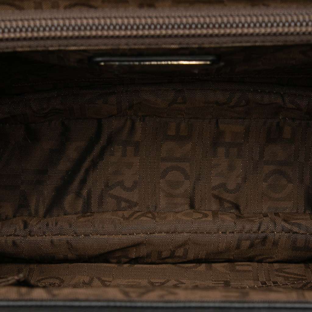 Salvatore Ferragamo Gancini Leather Katia Satchel - 4