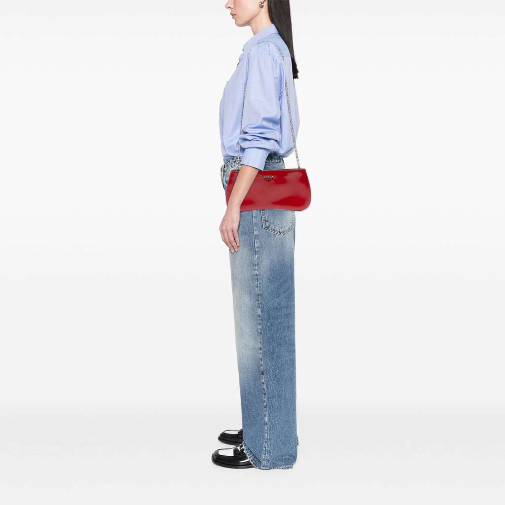 Prada Spazzolato Sidonie Chain Crossbody - Detail 1