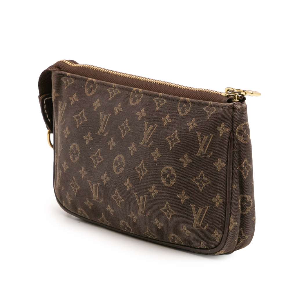 Louis Vuitton Monogram Mini Lin Bucket PM Pouch - Back view