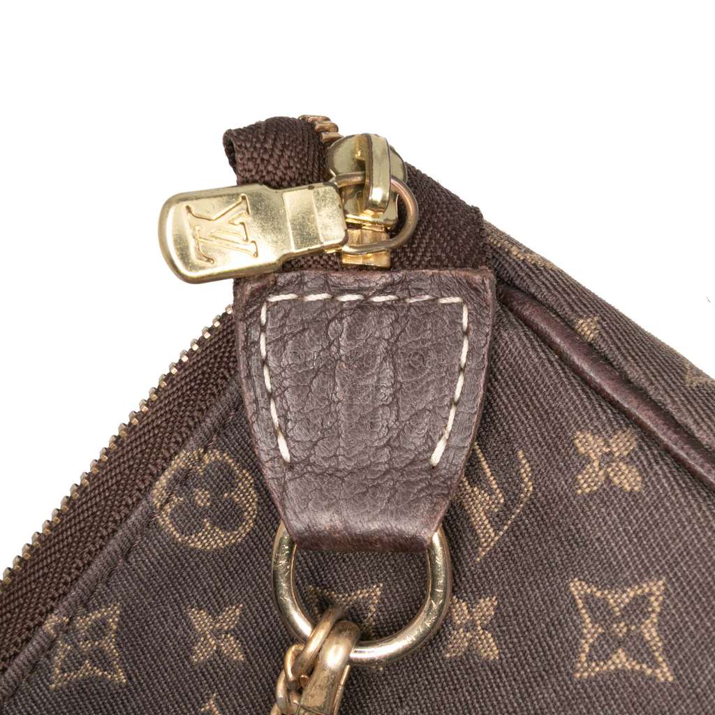 Louis Vuitton Monogram Mini Lin Bucket PM Pouch - Side view