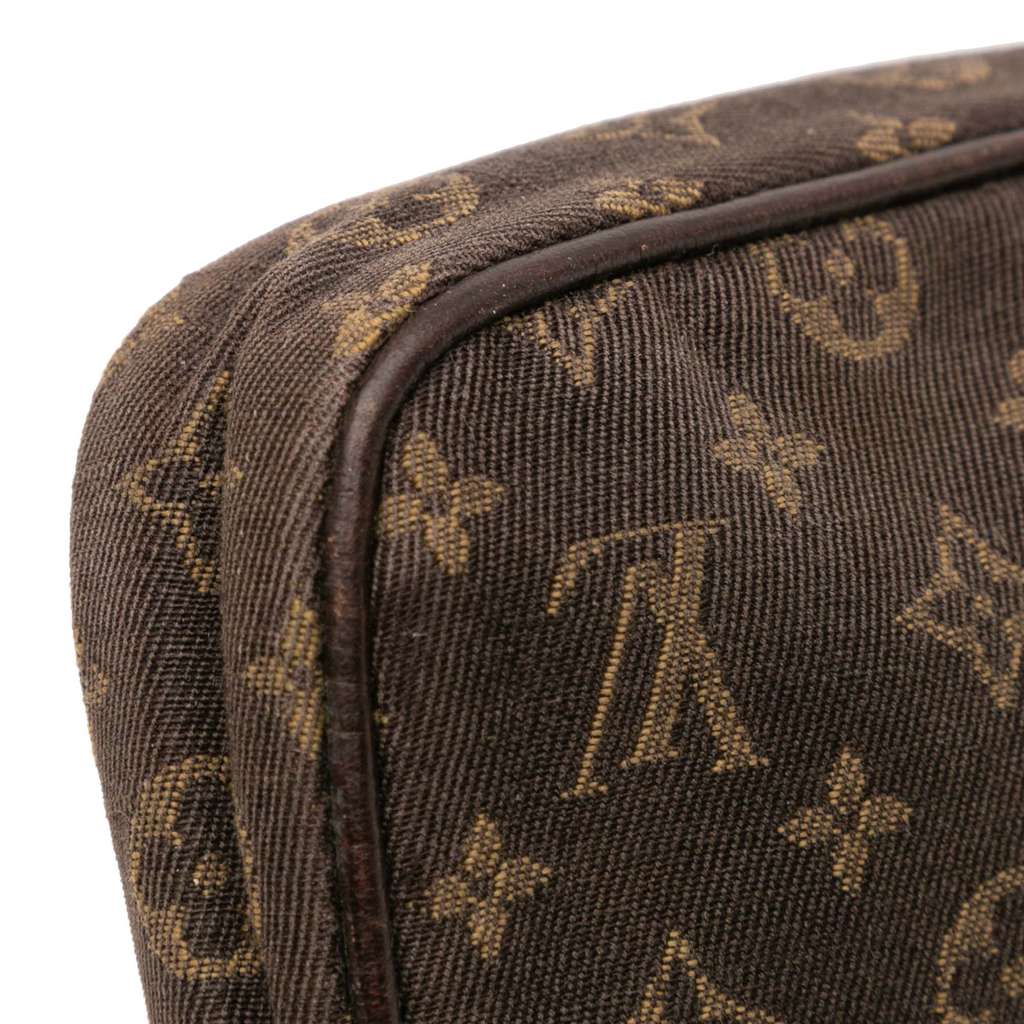 Louis Vuitton Monogram Mini Lin Bucket PM Pouch - Detail 2