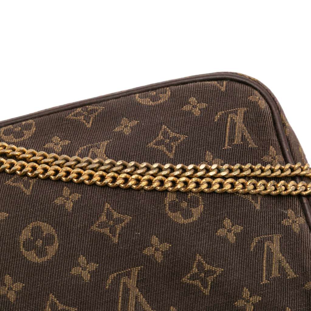 Louis Vuitton Monogram Mini Lin Bucket PM Pouch - Image 10
