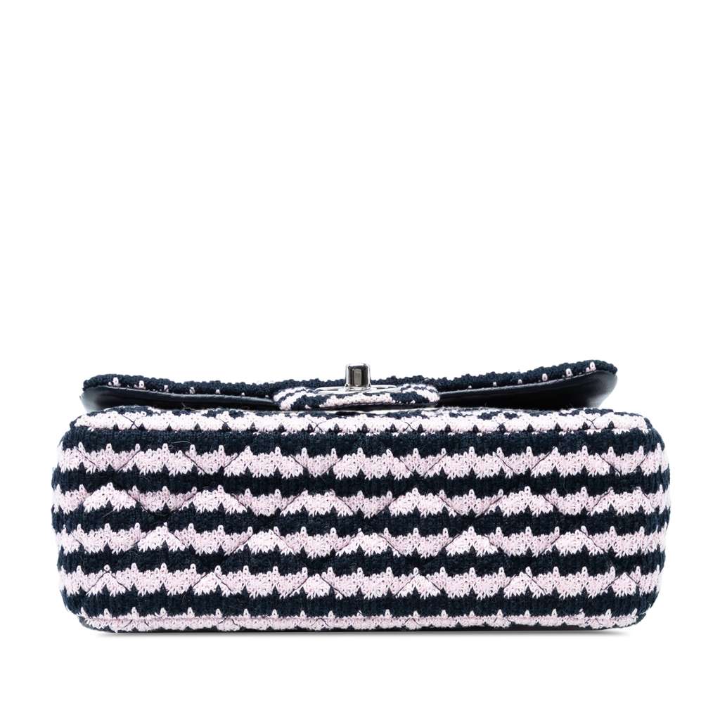 Chanel Mini Rectangular Classic Tweed Single Flap - Image 6