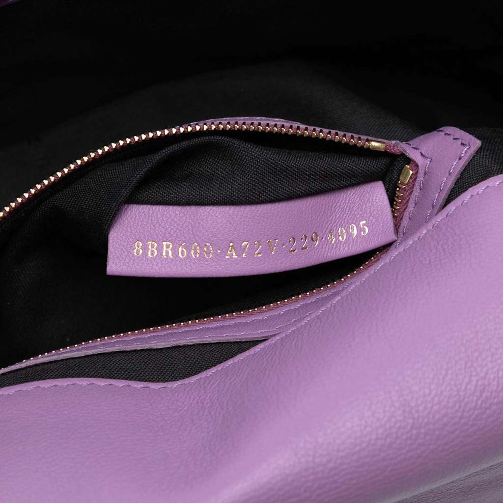 Fendi Zucca Embossed Leather Baguette Satchel - Side view