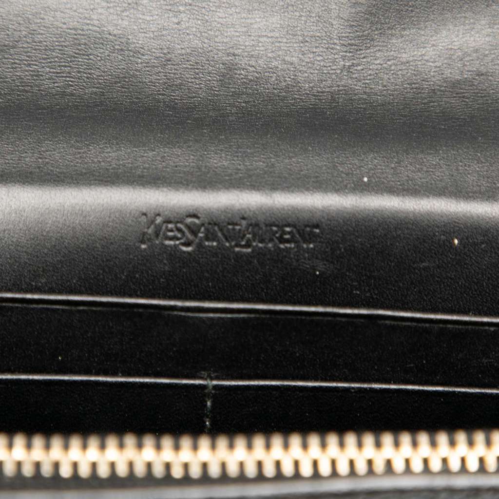 Saint Laurent Crinkled Calfskin Belle de Jour Chain Clutch - Side view