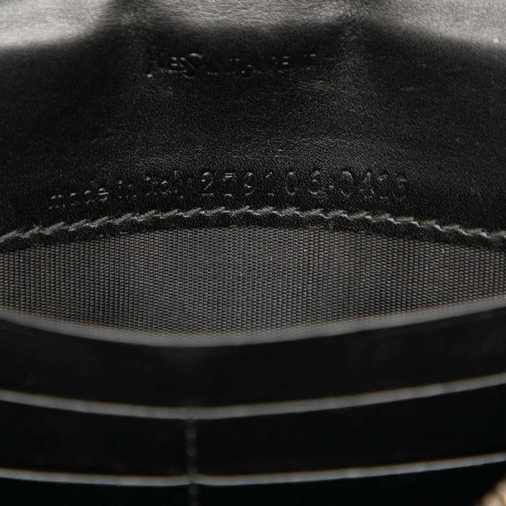 Saint Laurent Crinkled Calfskin Belle de Jour Chain Clutch - Detail 1