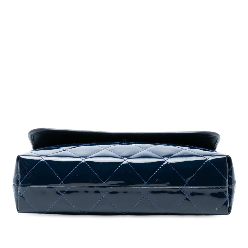 Chanel Quilted Patent In The Business Flap - Image 6