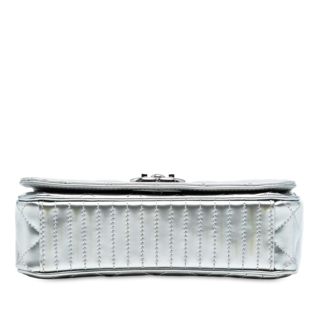 Chanel Small Metallic Patent Coco Boy Flap - 3