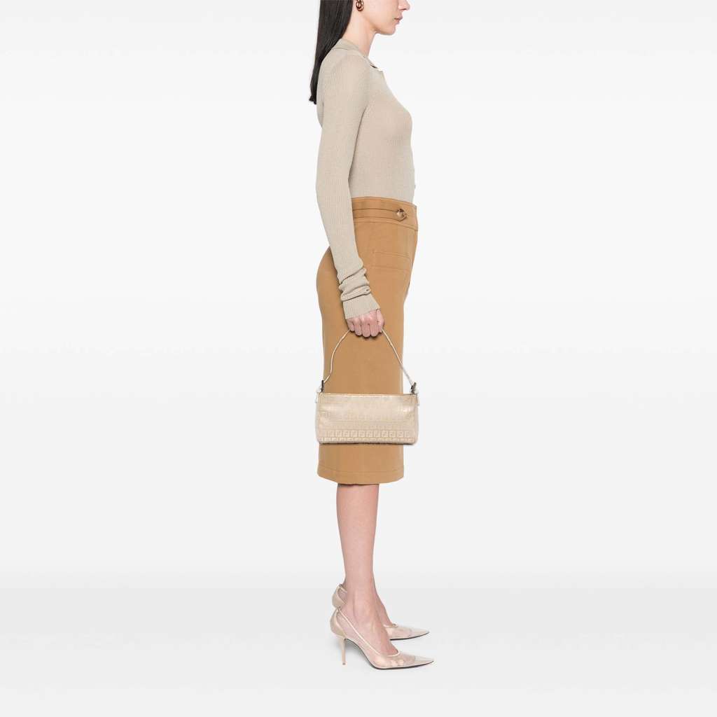 Fendi Zucchino Canvas Pochette - Detail 2