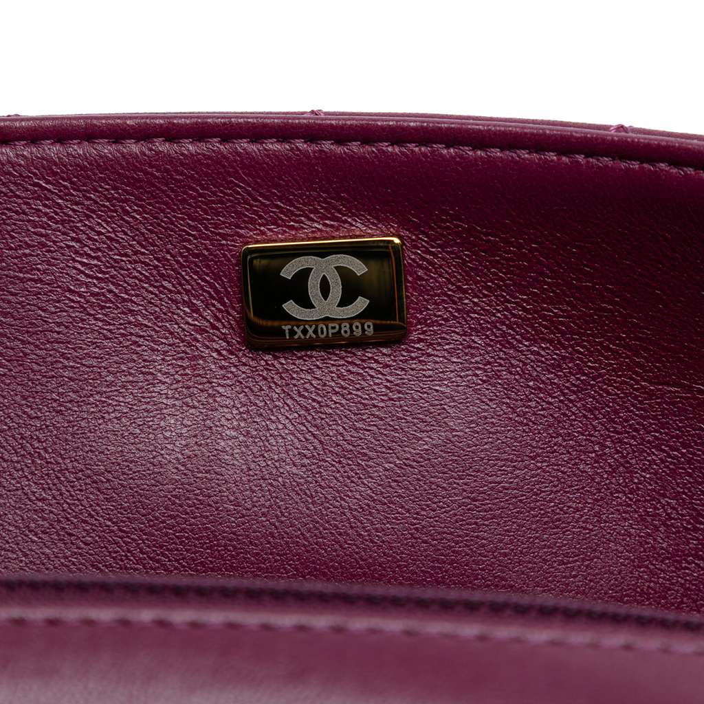 Chanel Mini Quilted Lambskin Straight Lined Chain Flap - Detail 1