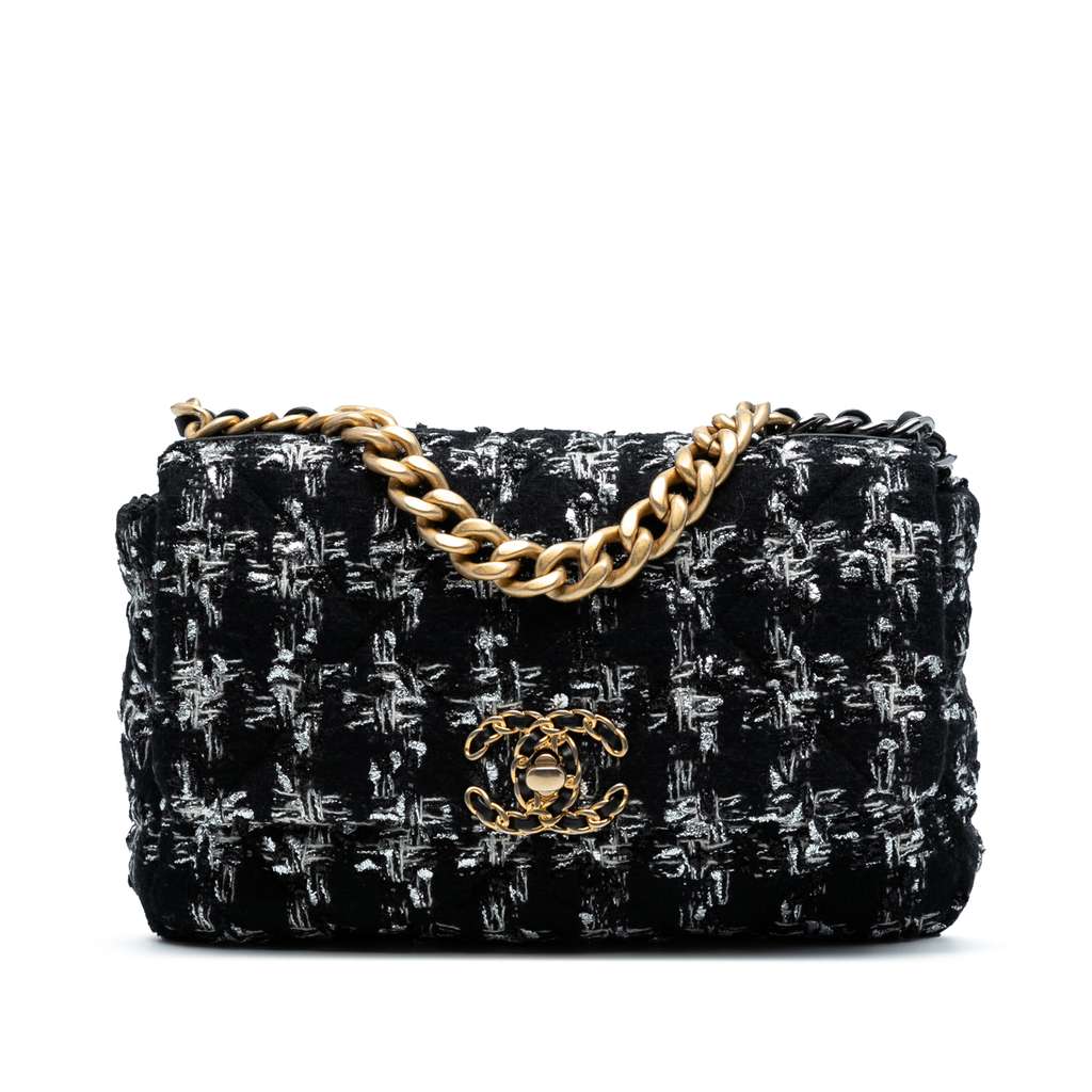 Chanel Medium Tweed 19 Flap