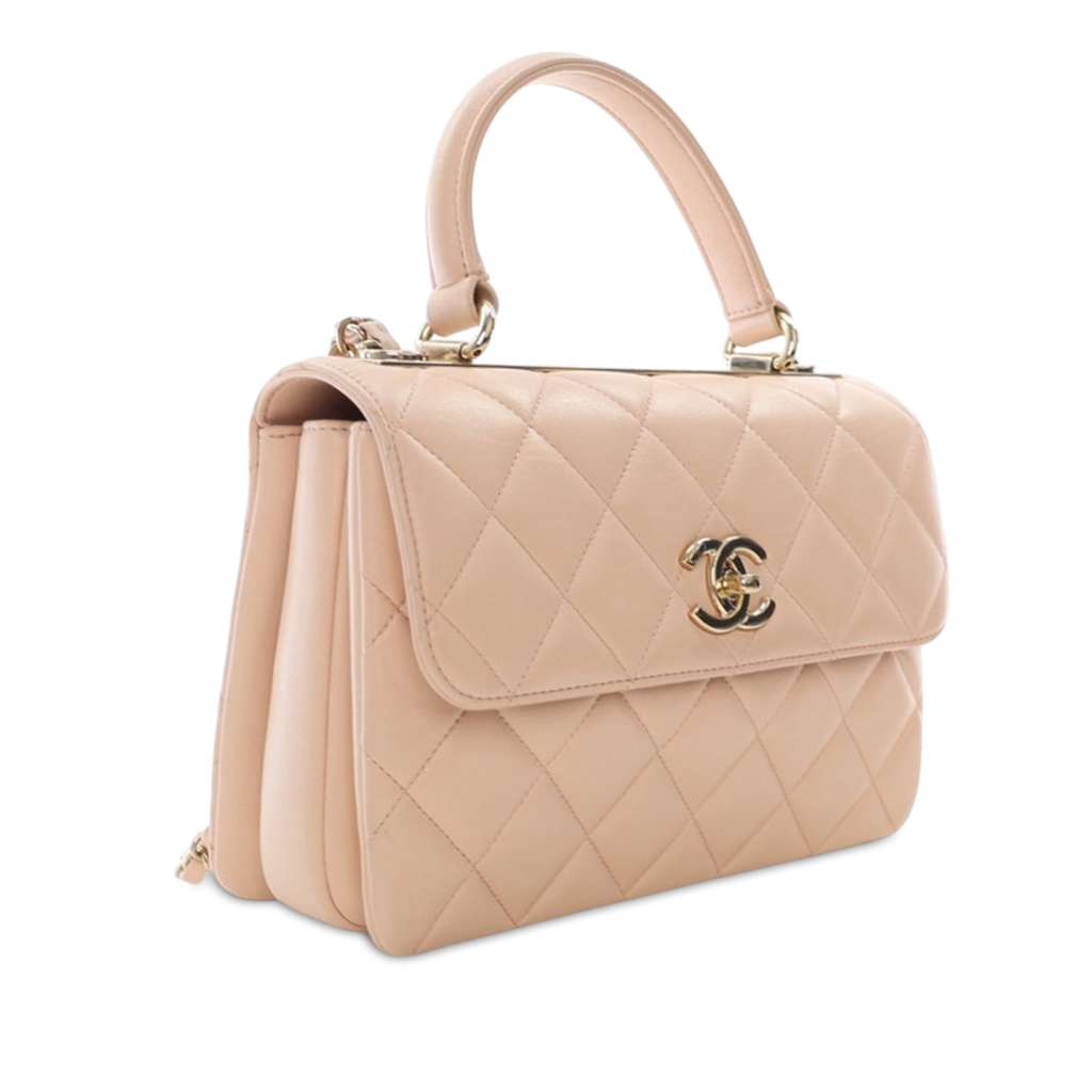 Chanel Small Quilted Lambskin Trendy CC Flap - Back view