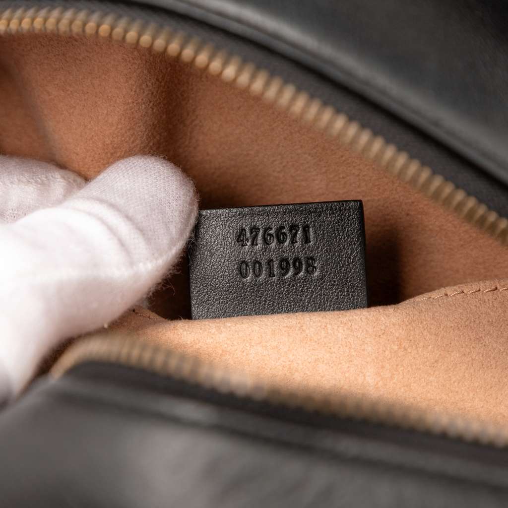 Gucci Small GG Marmont Matelasse Leather Animalier Backpack - Detail 1