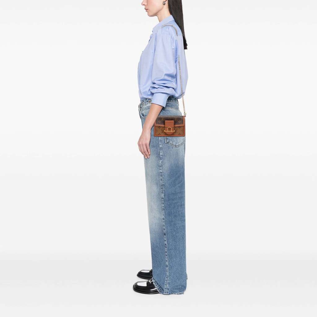 Louis Vuitton Monogram Reverse Dauphine Wallet on Chain - Image 11