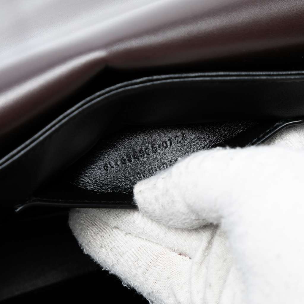 Saint Laurent Medium Calfskin Solferino Satchel In Box - Side view