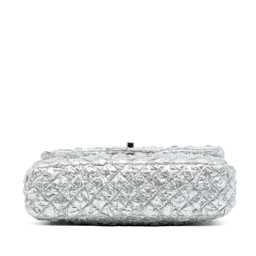 Chanel Small Classic Metallic Lame Bijoux Chain Double Flap - Image 6
