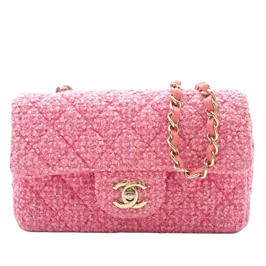 Chanel Mini Rectangular Classic Tweed Single Flap