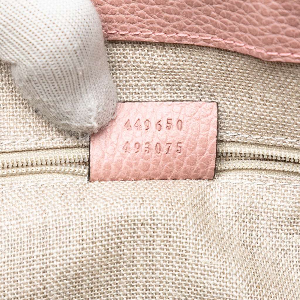 Gucci Dollar Calfskin GG Charm Satchel - Side view