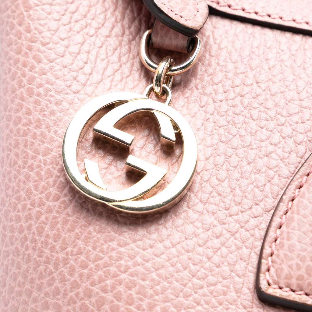 Gucci Dollar Calfskin GG Charm Satchel - Detail 1