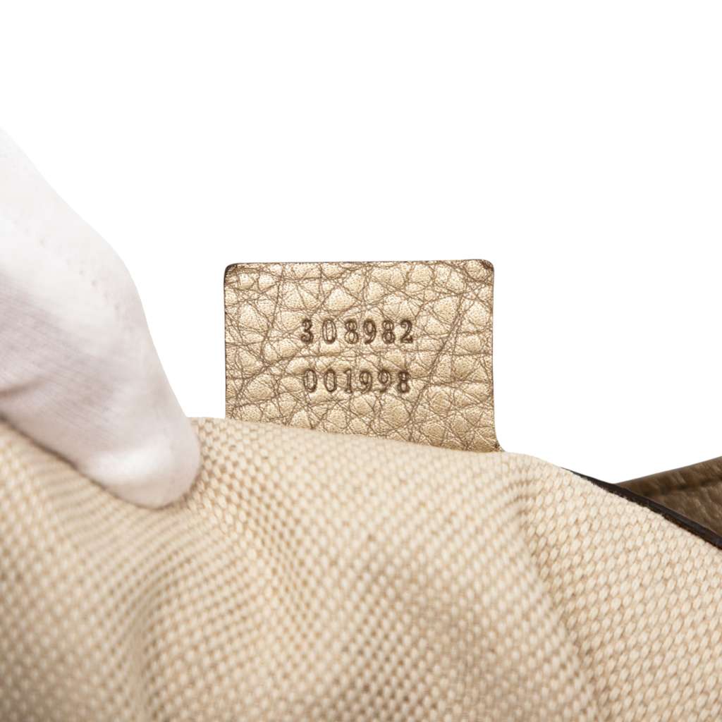 Gucci Medium Leather Soho Chain Tote - Detail 1